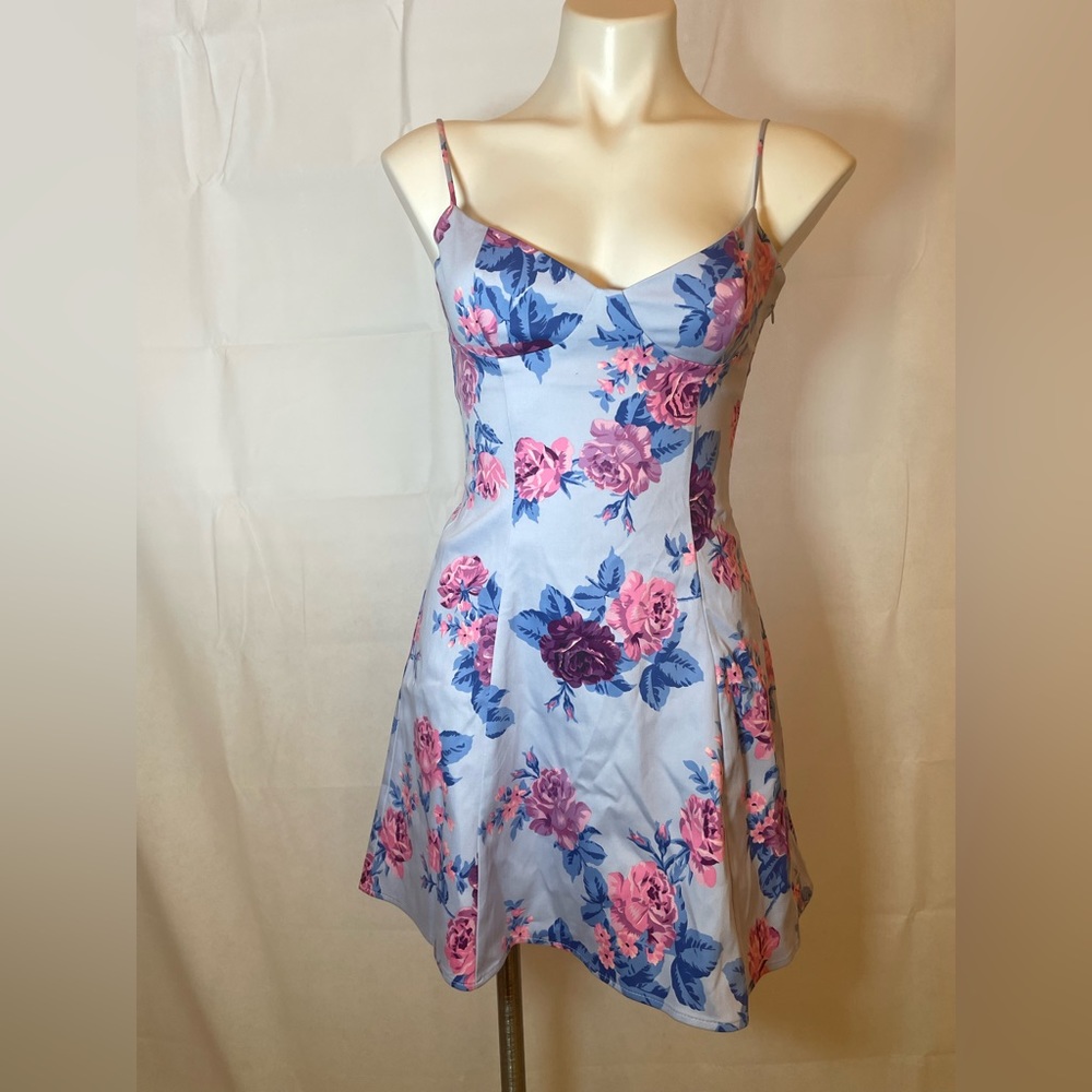 Zara floral print dress Small 4661/302